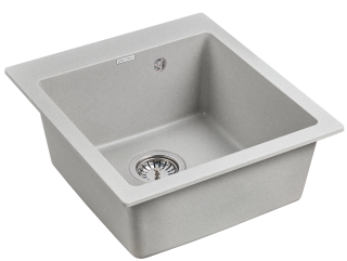 Мойка кухонная Paulmark Kante PM104651-GR серый